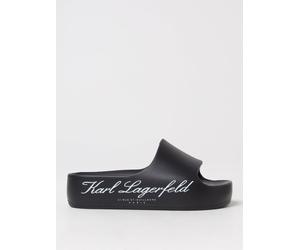 KARL LAGERFELD Sliders in gomma 39 Nero
