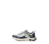 Karl Lagerfeld Sneaker bassa 'Blaze Inferno' blu scuro / pietra / grigio chiaro / bianco Uomo Karl Lagerfeld 43