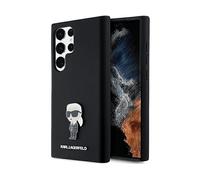 Custodia in silicone Karl Lagerfeld Ikonik per Samsung Galaxy S24 Ultra, nera - Nouvo