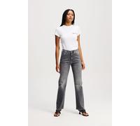 KARL LAGERFELD JEANS, Donna, Denim Dritto A Vita Alta, Gamba Dritta, Grigio, 2632