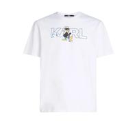 Karl Lagerfeld - T-shirt con logo X Disney - - Tops - Uomo - Bianco - S