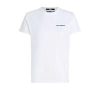 Karl Lagerfeld - T-Shirt Essential con Logo - -Tops -Donna -Bianco -S