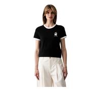 Karl Lagerfeld - T-shirt Ikon - - Tops - Donna - Nero - XS