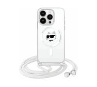 KARL LAGERFELD testa COVER MAGSAFE per Apple iPhone 16, Nero