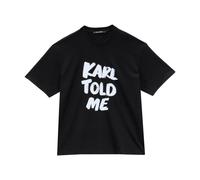 Karl Lagerfeld - Told Me T-Shirt - - Tops - Donna - Nero - L
