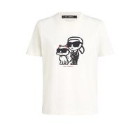 Karl Lagerfeld, ,Tops ,Donna ,Beige ,L T-shirt