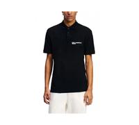 Karl Lagerfeld, ,Tops ,Uomo ,Nero ,L Logo Polo Shirt