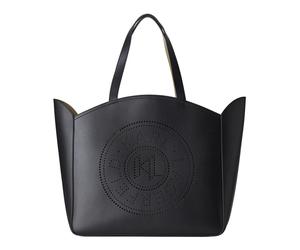 Karl Lagerfeld - Tote Large K/Circle Perforated - -Bags -Donna -Nero -ONE SIZE