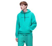 KARL LAGERFELD Uomo Felpa con cappuccio Hotel Karl Verde M