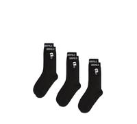 Karl Lagerfeld Uomo K/Ikon Sock (3 Pack) Black 43-46