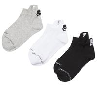 Karl Lagerfeld Uomo K/Kameo Logo Sneaker Sock (3 Pack) Black/White/Grey 39-42