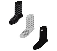 KARL LAGERFELD Uomo K/Monogram Logo Sock (3 Pack)