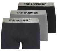 Karl Lagerfeld Uomo Metallic Elastic Trunk Set(3 Pack)
