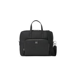 Karl Lagerfeld Valigetta ventiquattrore ' Aktentasche aus Leder mit K/Monogram ' nero Uomo - Accessori - Borse e zaini - Borse - Borse da lavoro e per laptop - Borse portadocumenti Karl Lagerfeld One 