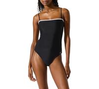 Karl Lagerfeld, Women's, Signature Scallop Rio, Swimsuit, Nero, S, Nero, S