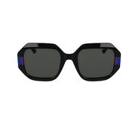 Karl Lagerfeld Occhiali da sole da donna KL6124S nero lente verde tinta unita