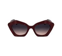 KARL LAGERFELD Women's Sunglasses KL6199S - Burgundy with Gradient Purple/Rose Lens