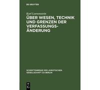 Karl Loewenstei Über Wesen, Technik und Grenzen der Verfassun (Copertina rigida)
