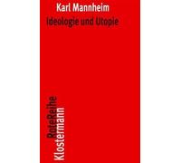 Karl Mannheim Ideologie Und Utopie (Tascabile) Klostermann Rotereihe
