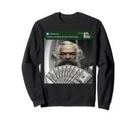 Karl Marx c'è Movimento alla Tua Porta di casa Il Comunismo Sciocco Felpa