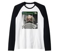 Karl Marx c'è Movimento alla Tua Porta di casa Il Comunismo Sciocco Maglia con Maniche Raglan