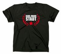 Karl Marx Città Chemnitz T-Shirt DDR Sassonia Brandenburg Germania-Est Retro