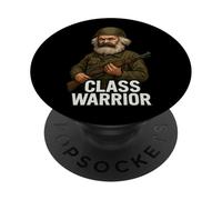 Karl Marx - Class Warrior - Class War - Communism PopSockets PopGrip Adesivo