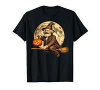 Karl Marx Comunista Comunista Jack O Lanterna Moon Scopa Maglietta