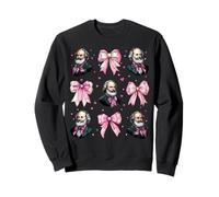 Karl Marx Comunista Ragazza Comunista Coquette Fiocco Rosa Felpa