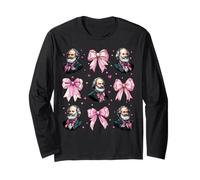 Karl Marx Comunista Ragazza Comunista Coquette Fiocco Rosa Maglia a Manica