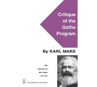 Karl Marx Critique of the Gotha Program (Tascabile)