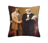 Karl Marx Engels and Lenin - Federa per cuscino alla moda, morbida, con grafica, per sedia, decorazione domestica