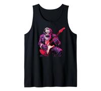 Karl Marx Lupo Mannaro Suonare la Chitarra Comunista Comunista Goth Canotta