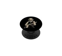 Karl Marx lupo mannaro suonare la chitarra comunista comunista goth PopSockets PopGrip Adesivo