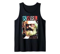 Karl Marx Marxismo Socialismo Comunismo Divertente Pop Art Canotta