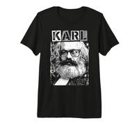 Karl Marx Marxismo Socialismo Comunismo Divertente Pop Art Maglietta Premium