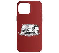 Karl Marx, Vladimir Lenin, Joseph Stalin Storia comunista Custodia per iPhone 16 Pro Max