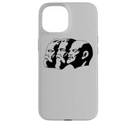 Karl Marx Wladimir Lenin Friedrich Engels - Statua di testa CCCP Custodia per iPhone 15