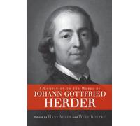 Karl Menges A Companion to the Works of Johann Gottfried Herd (Copertina rigida)