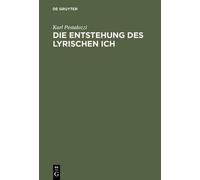 Karl Pestalozzi Die Entstehung Des Lyrischen Ich (Copertina rigida)