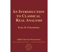 Karl R. Stromberg An Introduction to Classical Real Analysis (Copertina rigida)