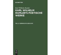 Karl Wilhelm Ramler Vermischte Gedichte (Copertina rigida)