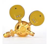 Karlak 60 WX YQE-03 Misuratore di Acetilene Riduttore di Pressione per Gas Acetilene con Rame di Alta qualità per Kit di Taglio per Saldatura con Cannello a Gas (60# esporta acetilene 5/8 denti