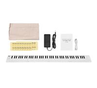 Karlak 88 K-eys Pianoforte Pieghevole con Tastiera Elettronica Digitale per Studenti Strumento Musicale Portatile