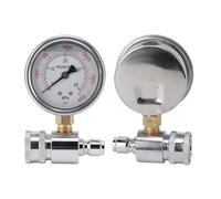 Karlak Accessori per Ricambi a Connessione Rapida con Manometro per Idropulitrice Ad Alta Pressione 6000psi Lavatrici Auto