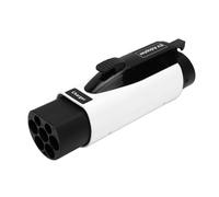 Karlak Adattatore EV da Tipo 2 a Tipo 1, Elevata compatibilità e Sicurezza per Veicoli Elettrici J1772, Design Leggero e Resistente, 1 unità