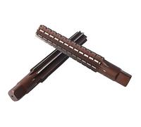 Karlak Alesatore Manuale con Codolo Cilindrico in Acciaio Ad Alto Tenore di Carbonio, Grezzo, Fine, 2 Pezzi, per Lavorazione di Fori Conici, con Modelli MT1#, MT2#, (MT3# Cerniera grossa + cerniera