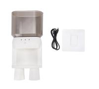 Karlak Automatico, 600 Ml di capacità, 3 Marcia Dispenser per Collutori con 2 Tazze Magnetiche, Montato a Parete per il Bagno, Induzione Intelligente