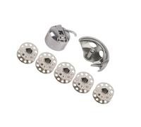 Karlak Capsula e Gruppo Navetta per Macchina da Cucire | Componenti metallici durevoli, include 5 bobine, facile da usare, compatibile con le macchine domestiche