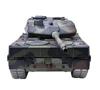 Karlak Carro Armato RC 1:16 German Leopard 2 A6 Veicolo Telecomandato per Carichi Pesanti per Tutte le età Lega Ad Alte Prestazioni 68,6 Cm